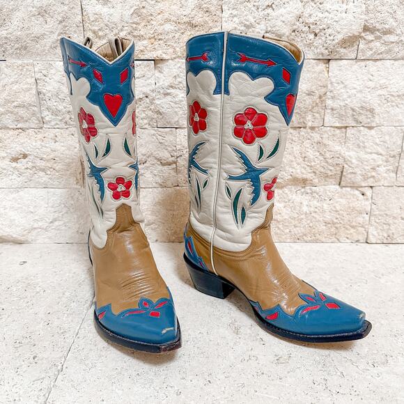 Old Gringo Vintage Boots Bluebird - Picture 1 of 16